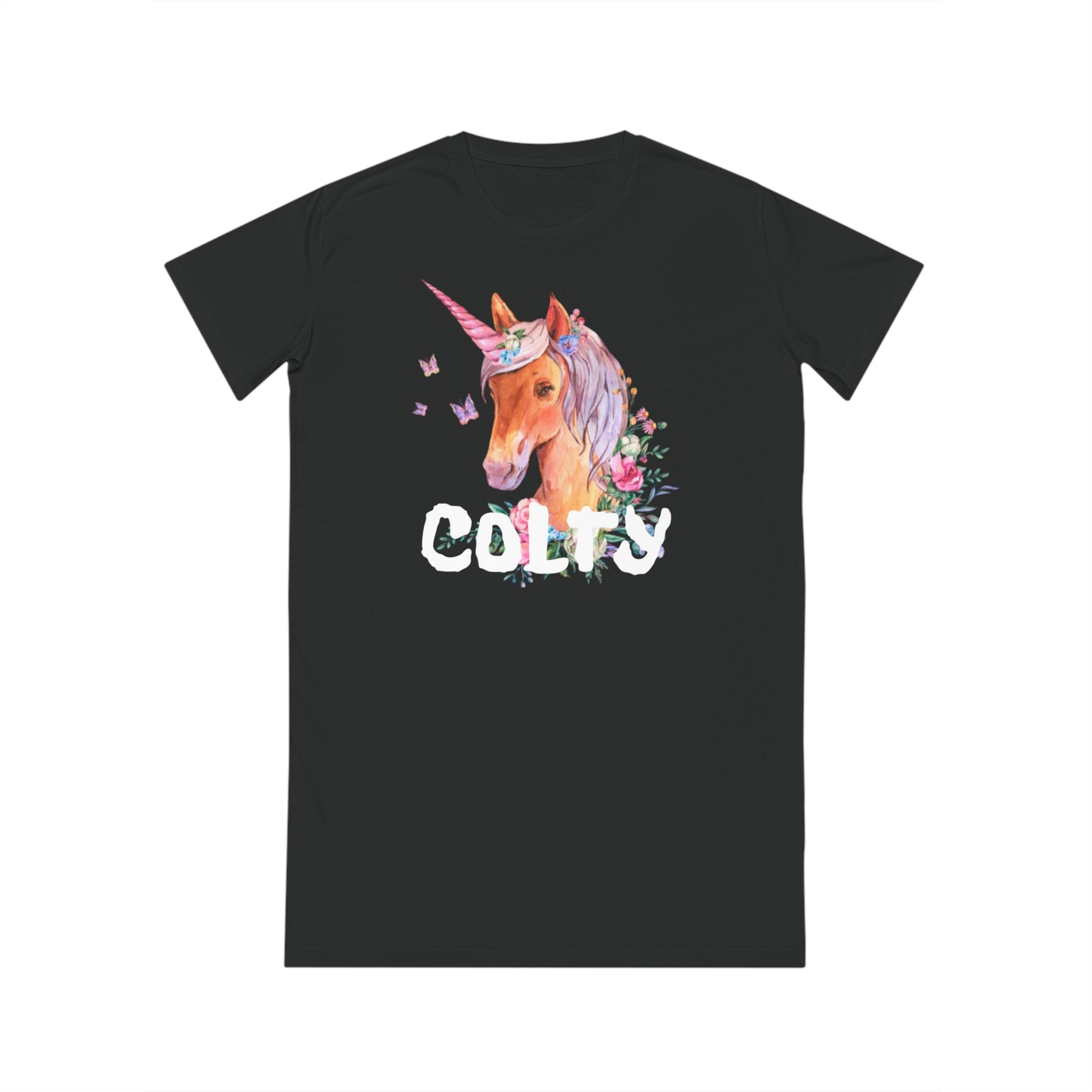 T-SHIRT DRESS : COLTY UNICORN