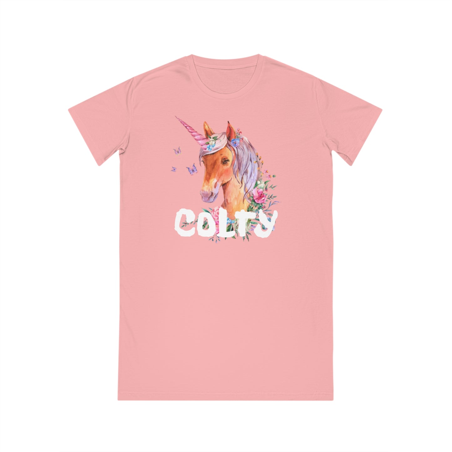 T-SHIRT DRESS : COLTY UNICORN