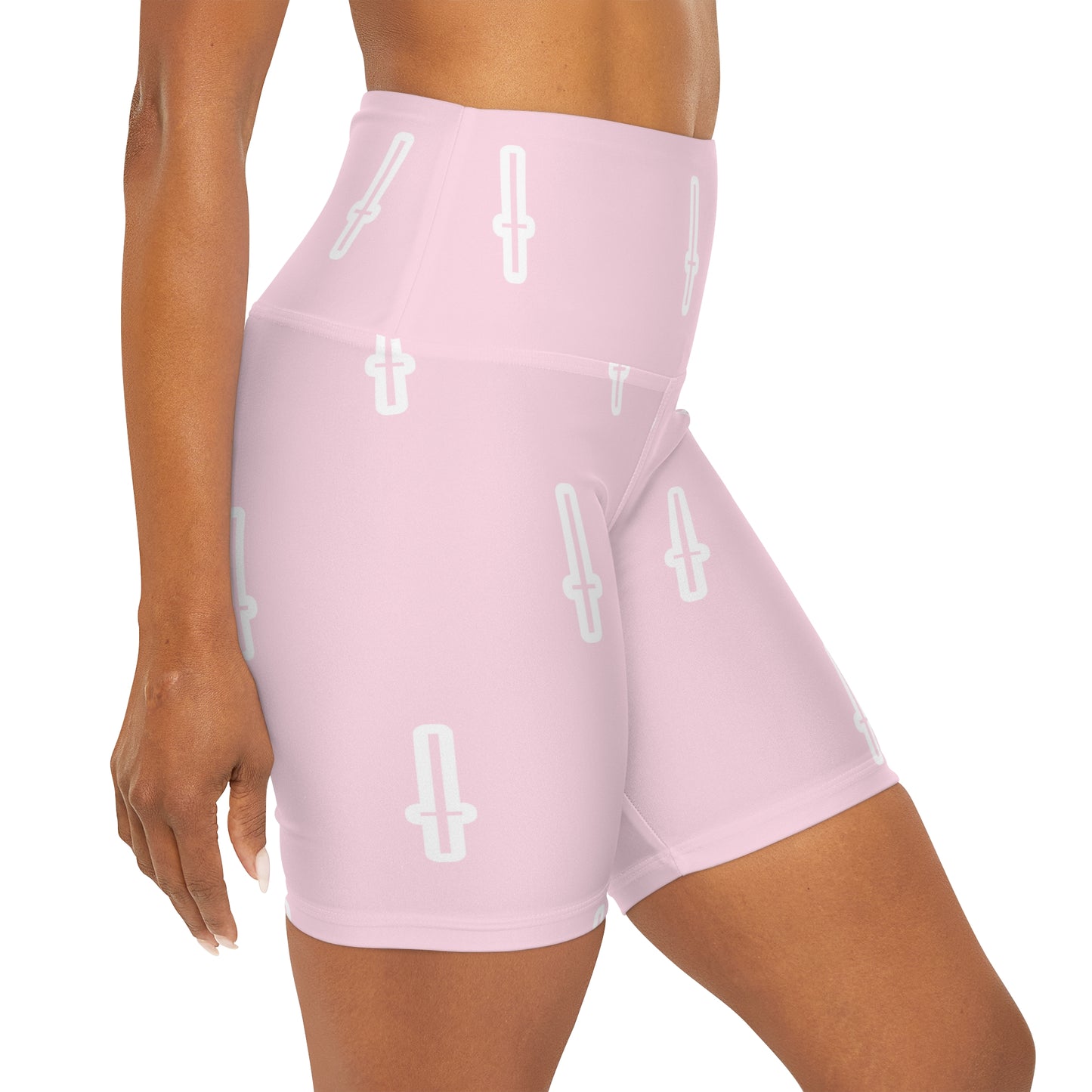SHORTS + CROSS LOGO PINK
