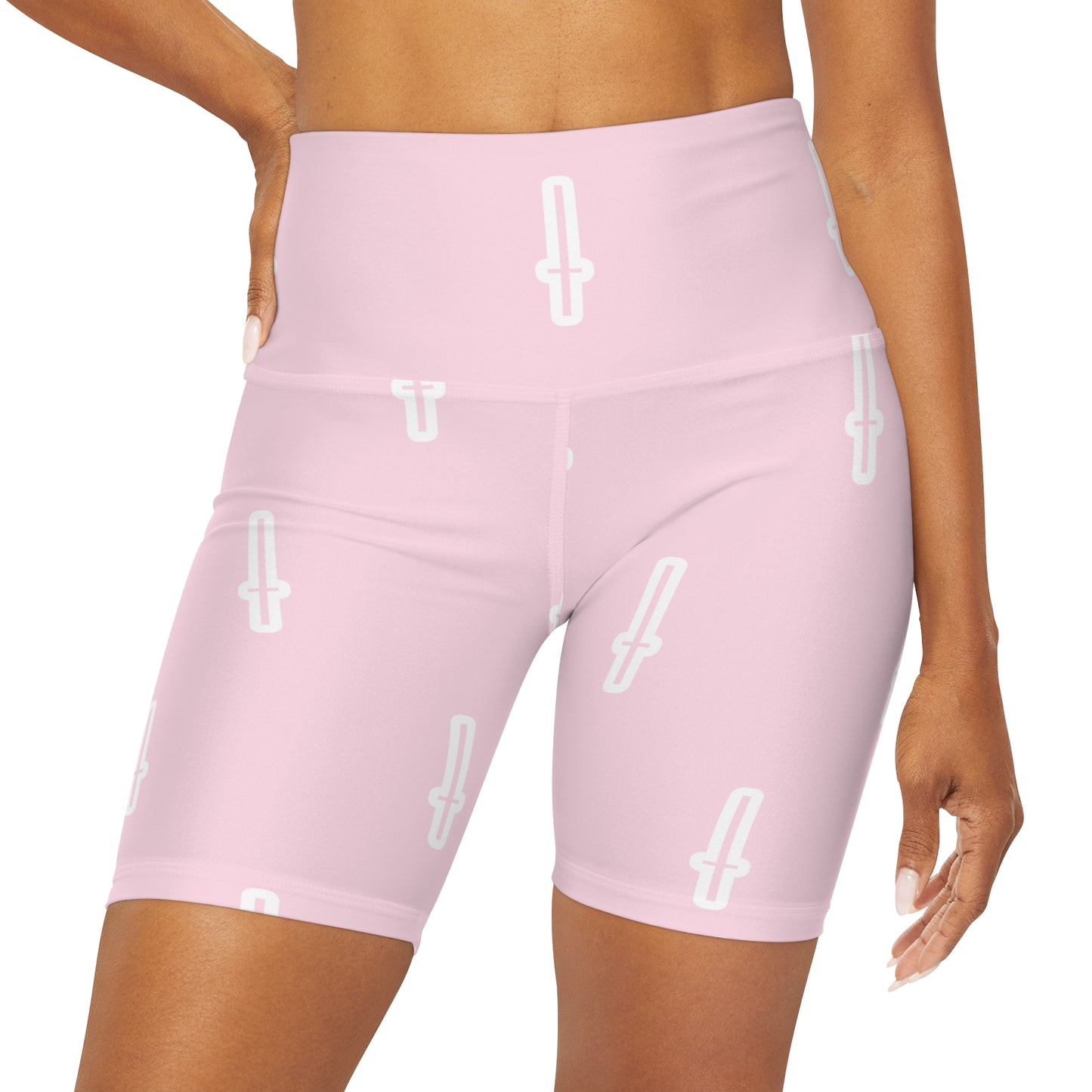 SHORTS + CROSS LOGO PINK