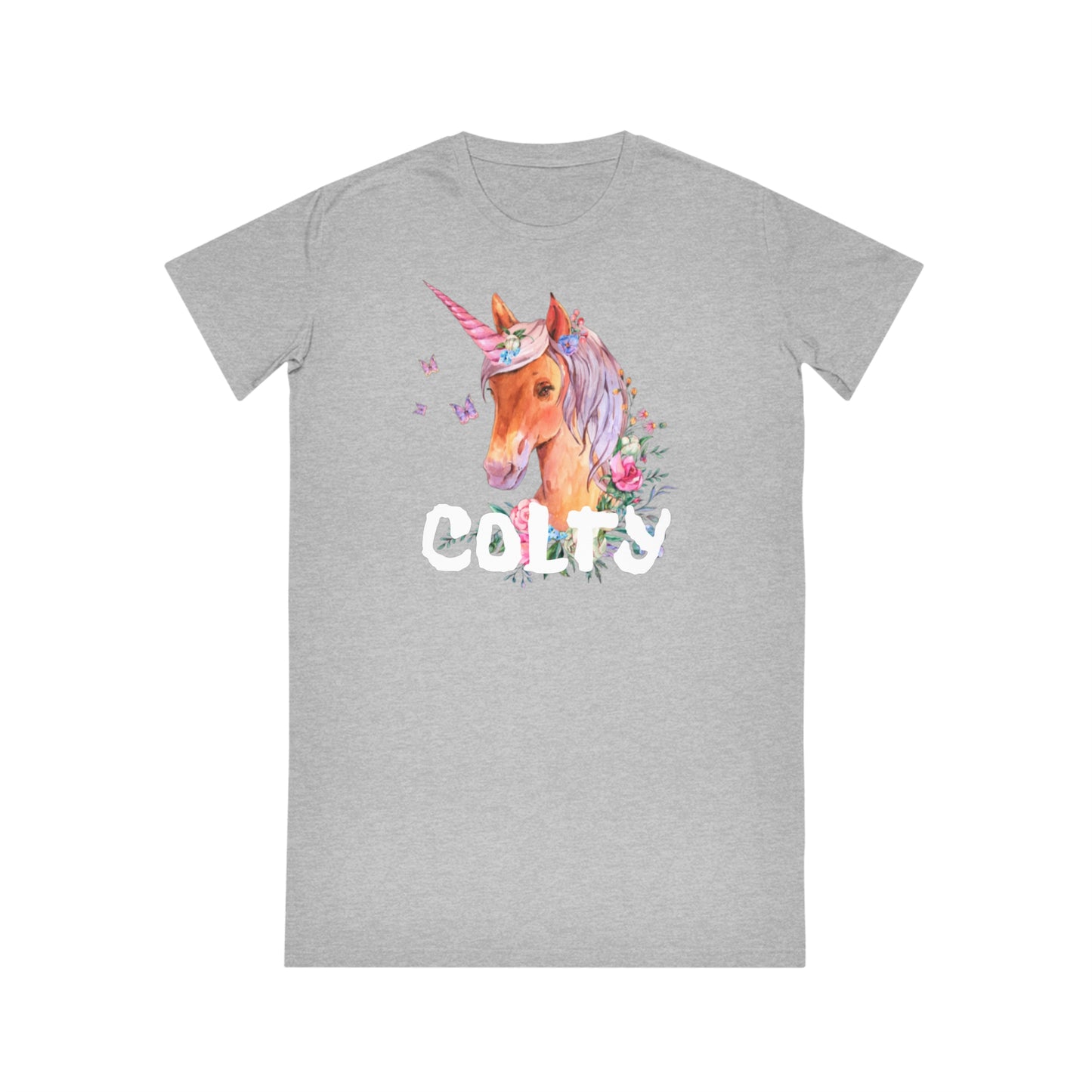 T-SHIRT DRESS : COLTY UNICORN