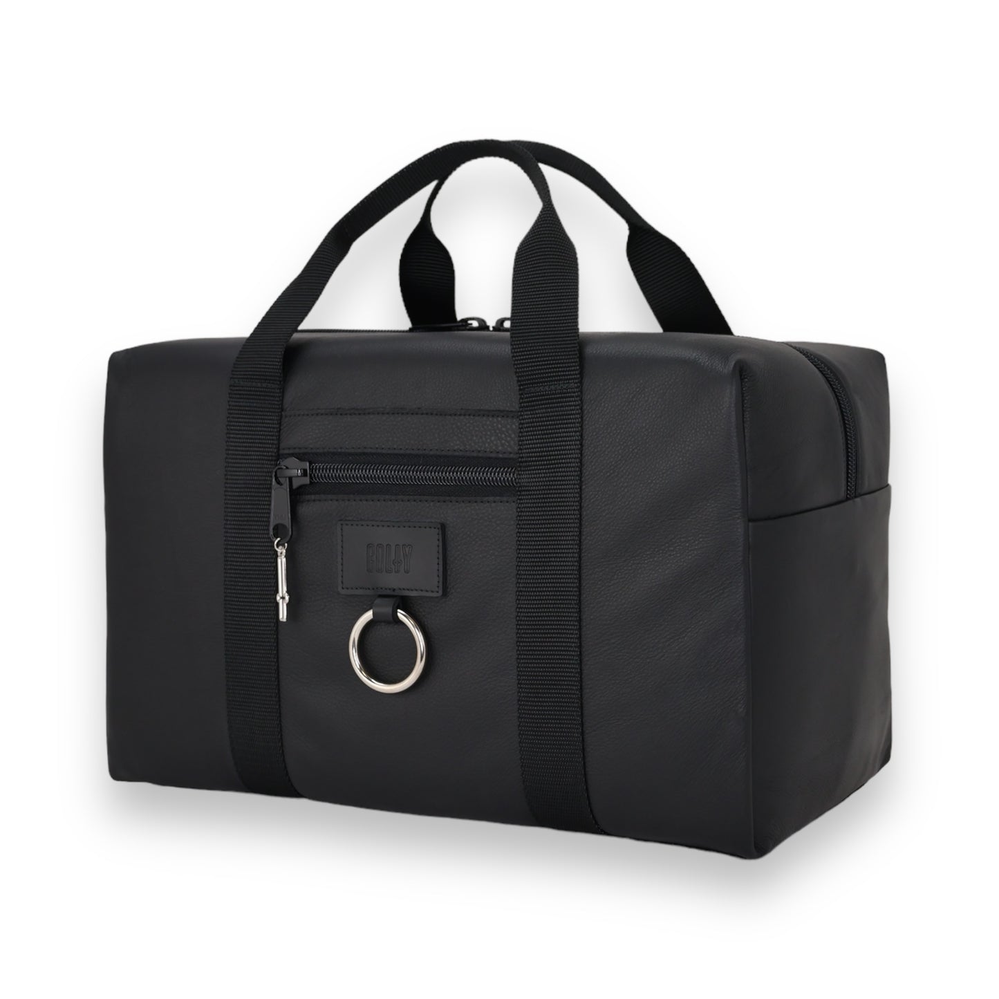DUFFLE + BLACK MOTO LEATHER