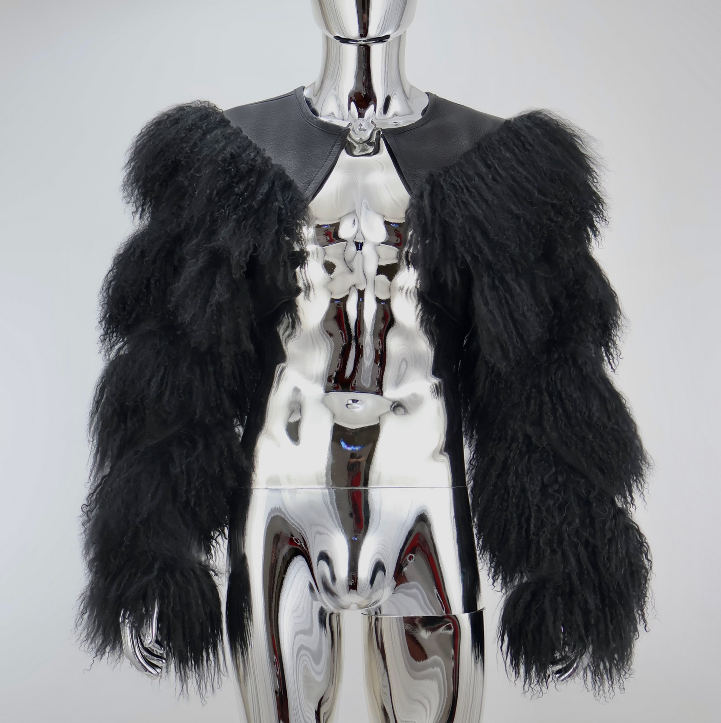 BOLERO JACKET : BLACK MONGOLIAN