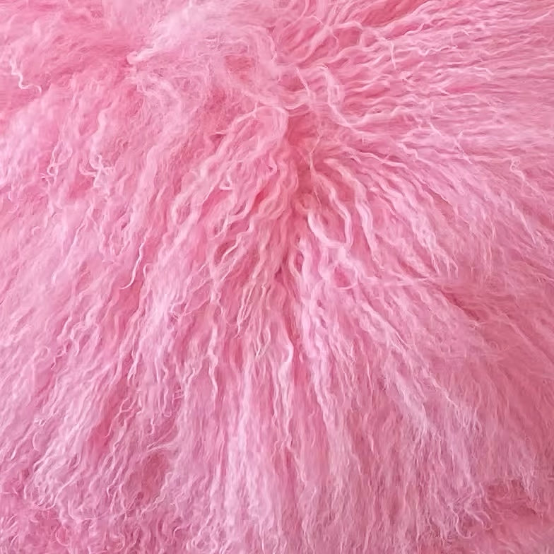 BOLERO JACKET : PINK MONGOLIAN