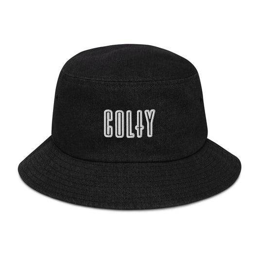 HAT : BUCKET DENIM COLTY LOGO