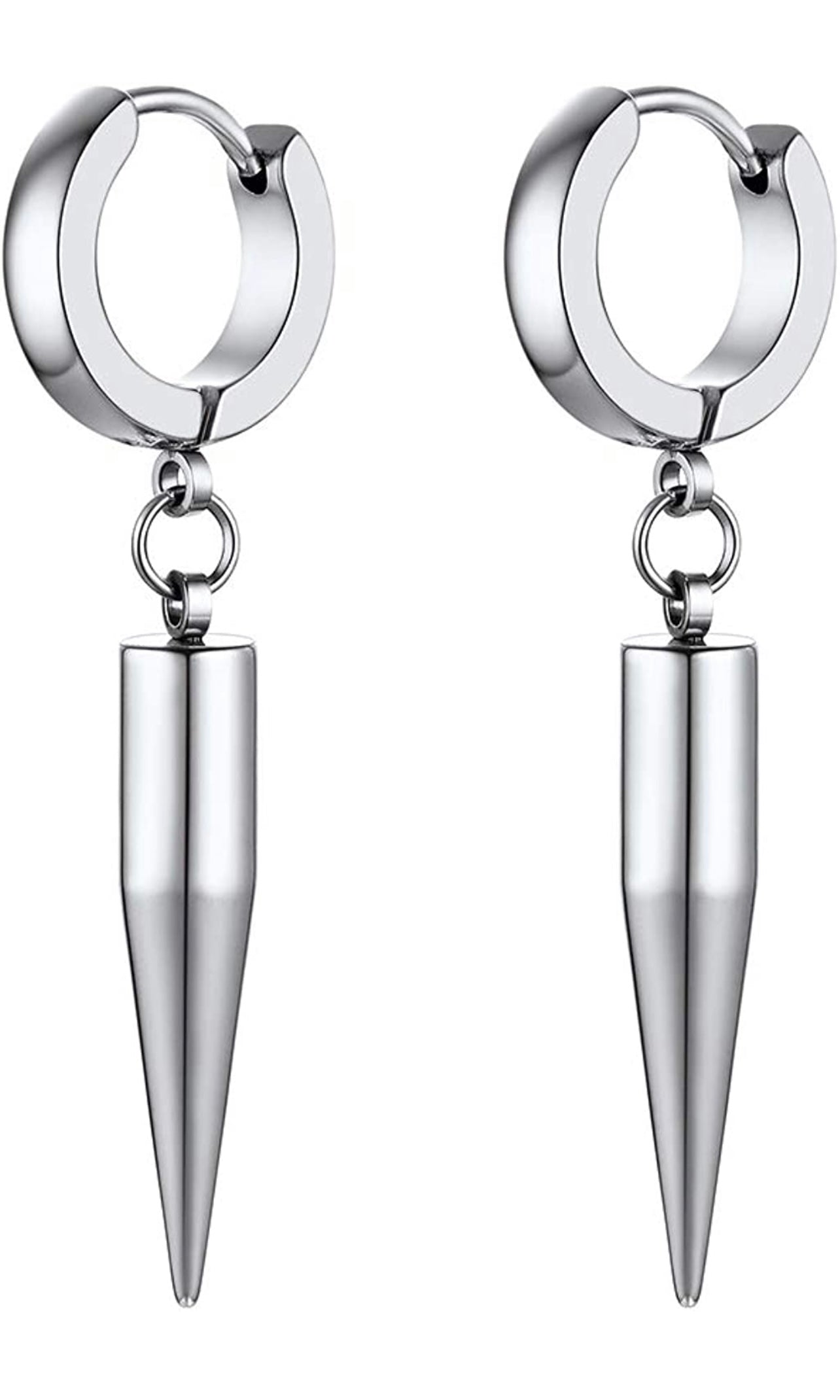 EARRINGS + STAINLESS STEEL SPIKE