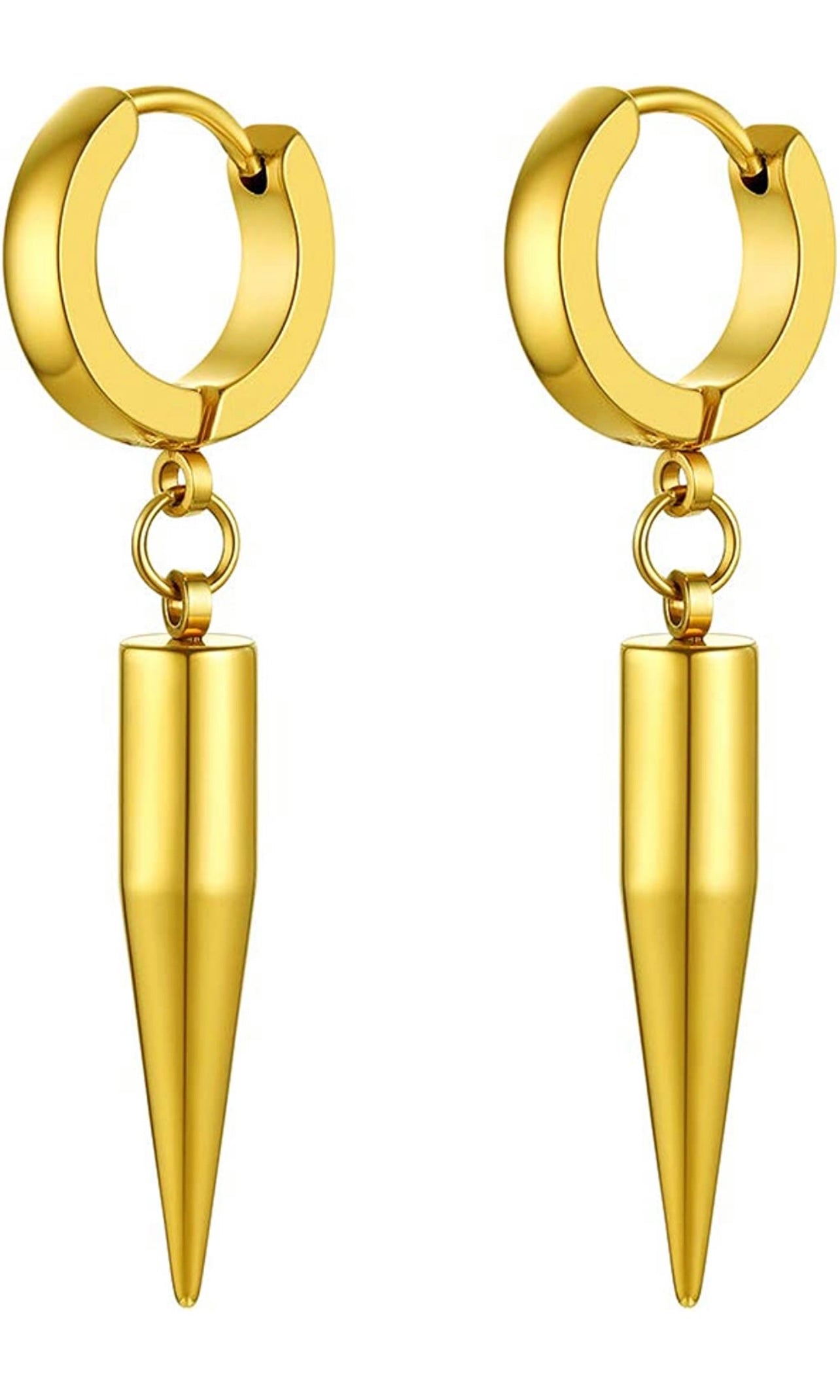 EARRINGS + STAINLESS STEEL SPIKE
