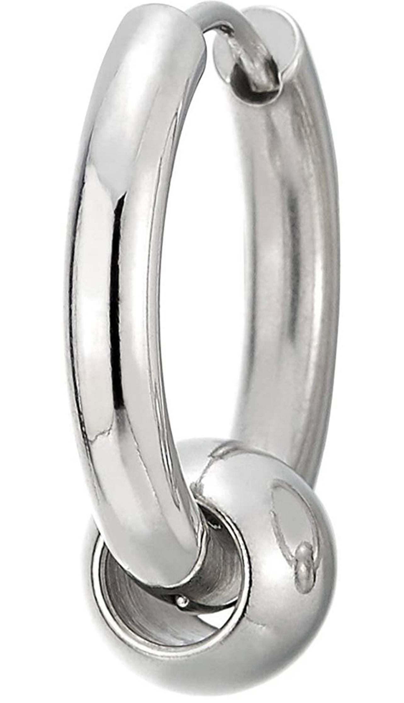 EARRINGS : STAINLESS STEEL RAZOR BLADE