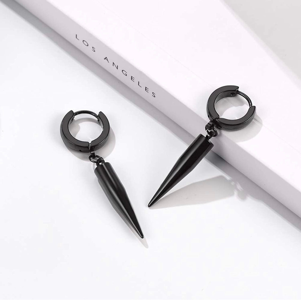 EARRINGS + STAINLESS STEEL SPIKE