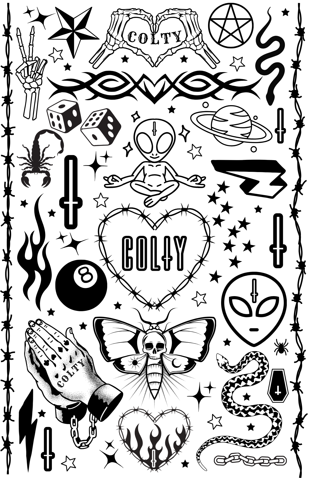 TATTOO-COUTURE SHEETS