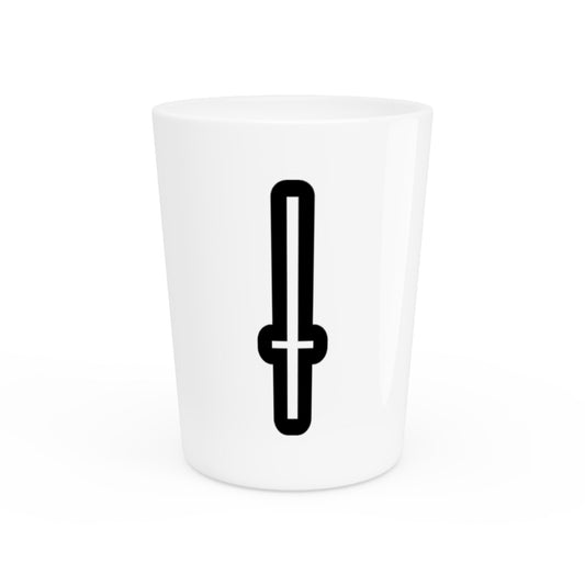 SHOT GLASS + CROSS LOGO