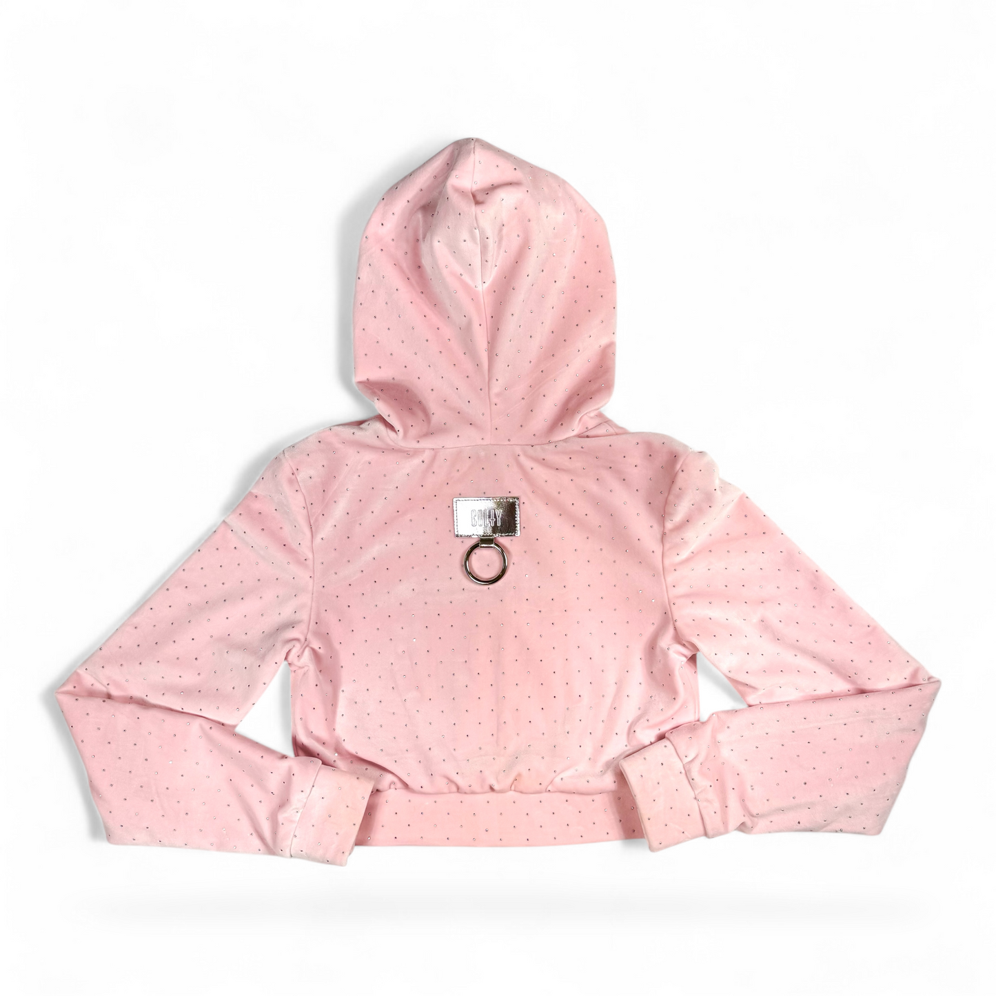 TRACK SUIT + COUTURE VELOUR BABY PINK