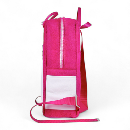 BACKPACK + HAIR-ON LEATHER FUCHSIA